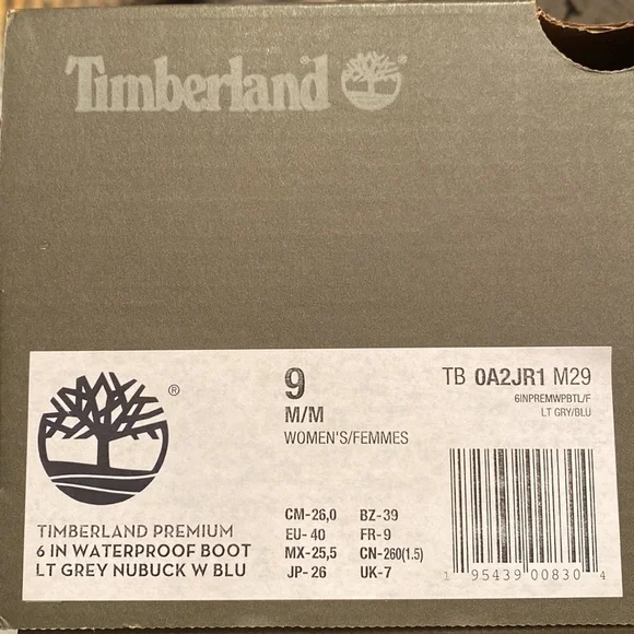 New in Box Women’s Timberland Premium 6-Inch Waterproof Boots - Picture 8 of 8